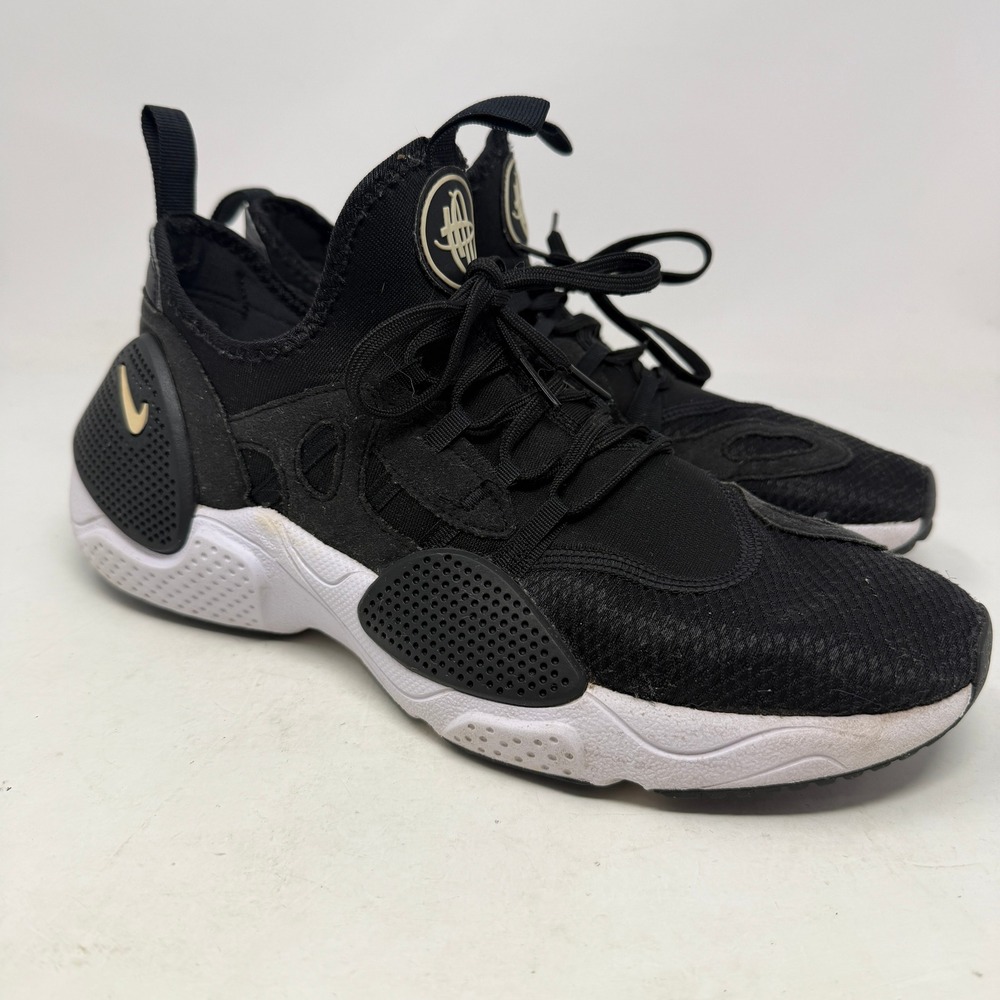Nike Sneakers Mens 9.5 Air Huarache City Low Black AO1697-004 EUC